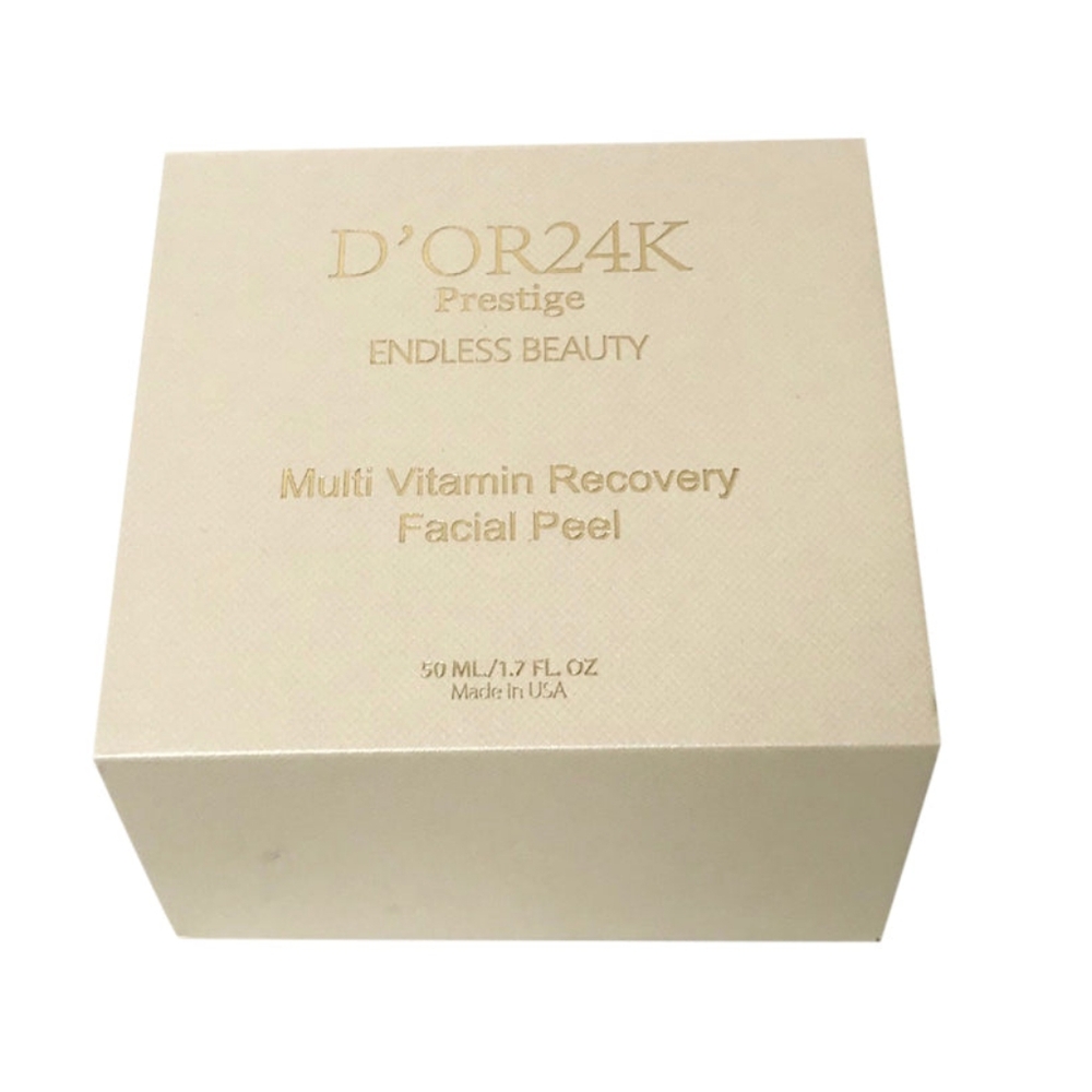 D'OR24K Prestige Endless Beauty Multi Vit Recovery Facial Peel 50 ML 1.7 Oz NIB